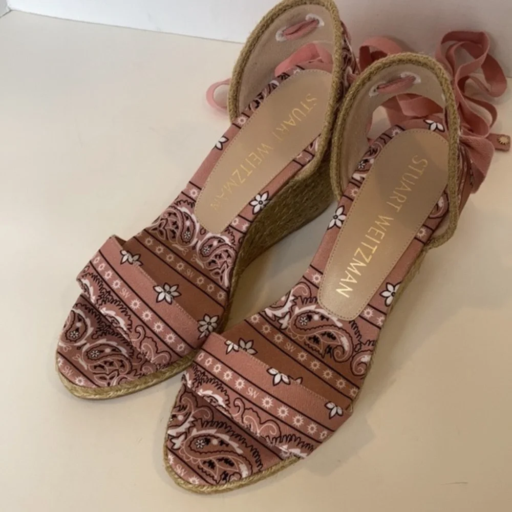 Sam Edelman Paisley Wedge Sandal in Size 39